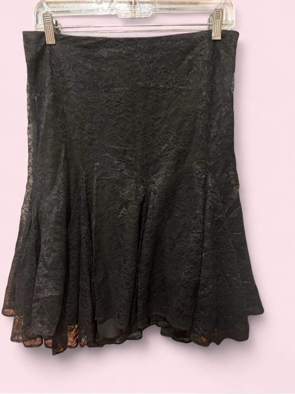 Lauren by Ralph Lauren Chantilly Lace Godet Skirt Size 4